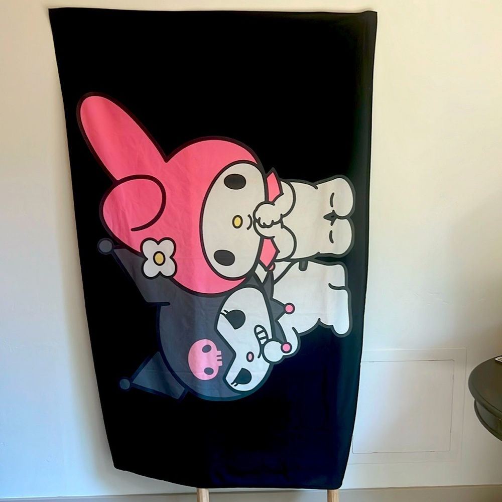 My Melody and Kuromi tapestry.